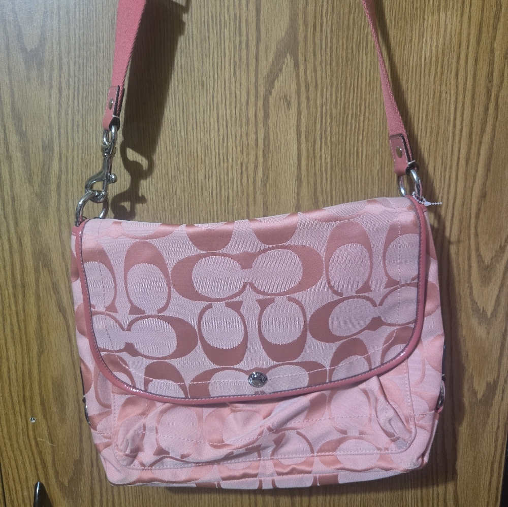 Coach Pink Shoulder Bag